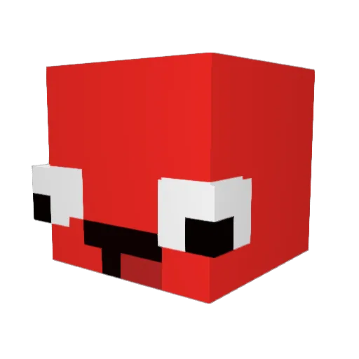 Japuccino Minecraft avatar head, 3D render