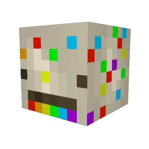 Jaq989 Minecraft avatar head, 3D render