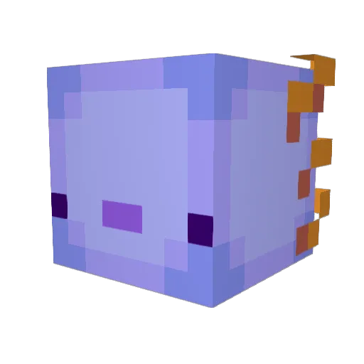 Jaqiee Minecraft avatar head, 3D render