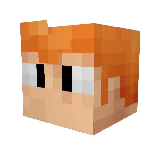 Jar0_ow Minecraft avatar head, 3D render