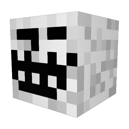JarBoy Minecraft avatar head, 3D render
