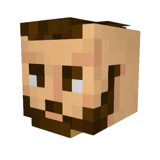 JarJar3033 Minecraft avatar head, 3D render
