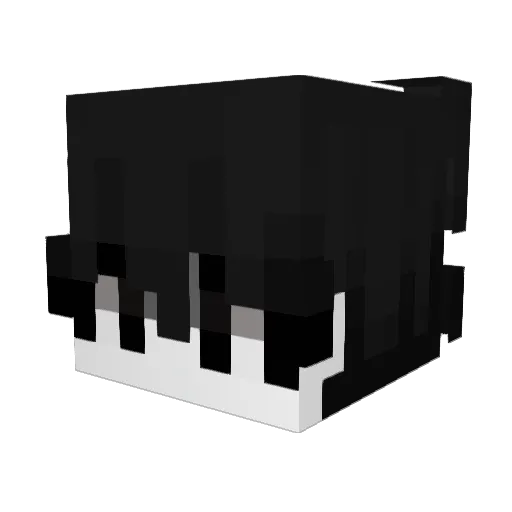 Jarakanmai Minecraft avatar head, 3D render