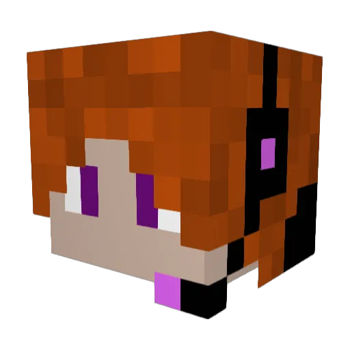 Jarda814 Minecraft avatar head, 3D render