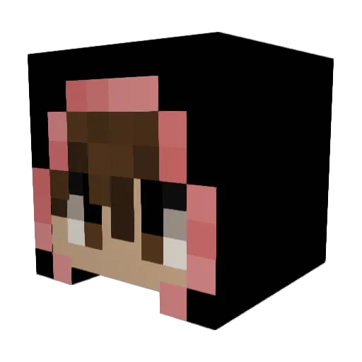 Jardaz44 Minecraft avatar head, 3D render