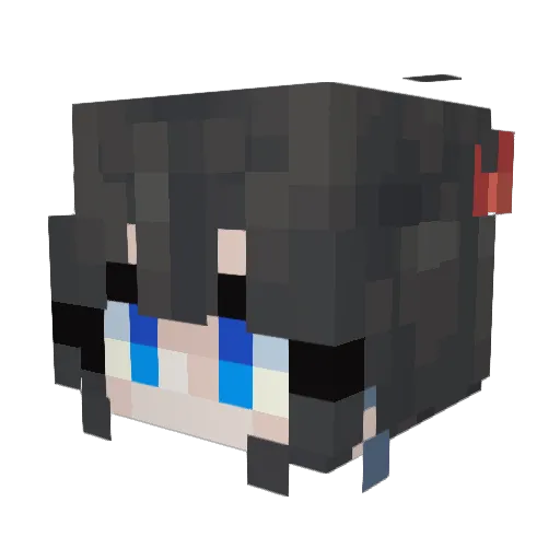 Jardivier Minecraft avatar head, 3D render
