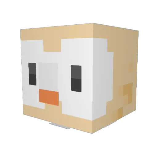 Jared0824 Minecraft avatar head, 3D render