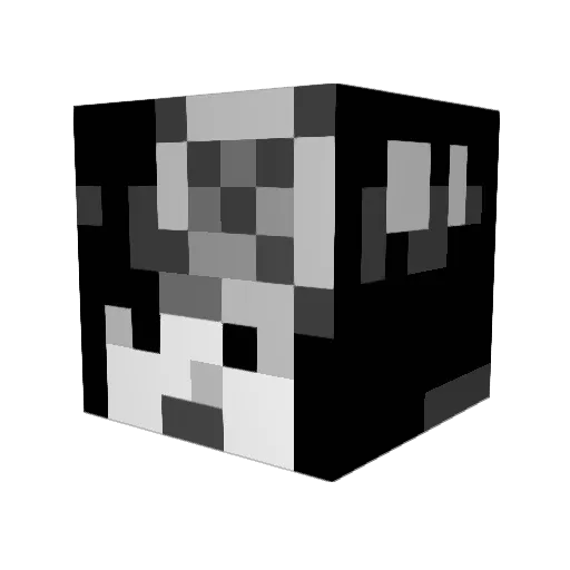 JaredBean Minecraft avatar head, 3D render