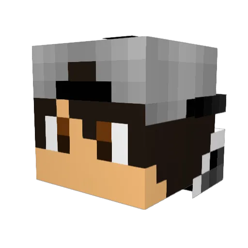 JaredDrake69 Minecraft avatar head, 3D render