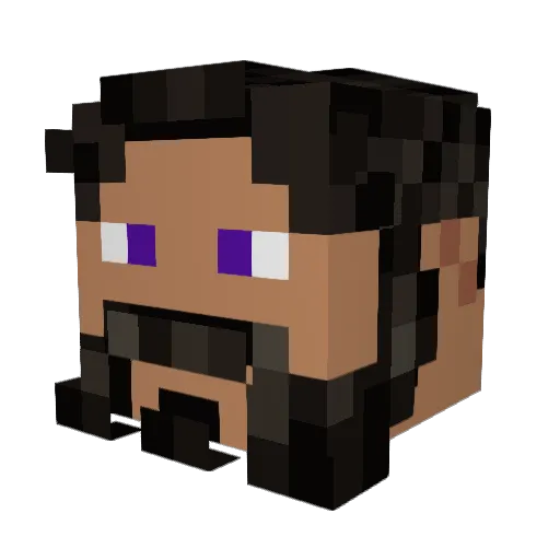 JaredSFrank Minecraft avatar head, 3D render