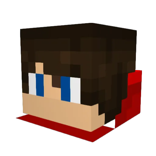 Jared_MC_Bro Minecraft avatar head, 3D render