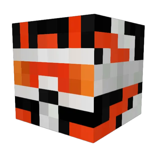 Jareecky Minecraft avatar head, 3D render
