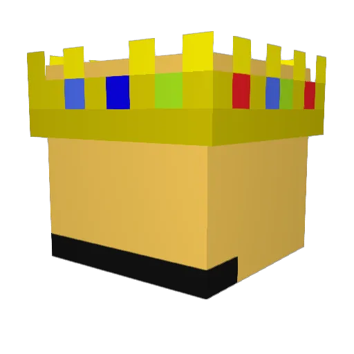 Jarenhe Minecraft avatar head, 3D render