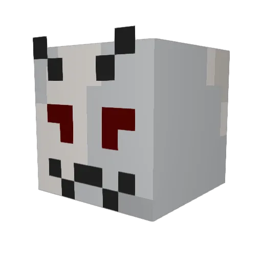 Jargel Minecraft avatar head, 3D render