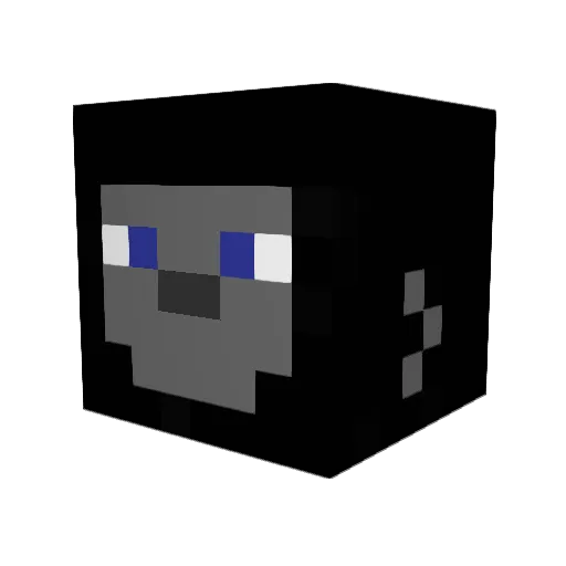 Jaricraft Minecraft avatar head, 3D render