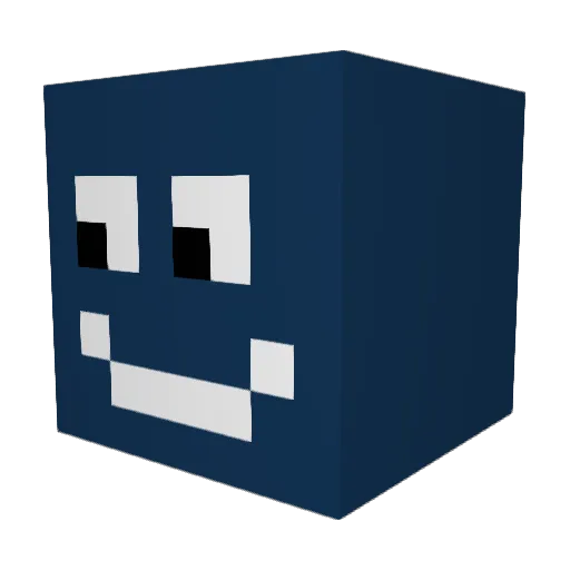 Jarikss Minecraft avatar head, 3D render