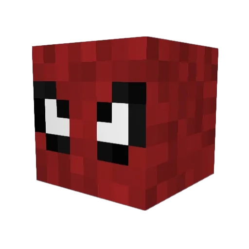 Jarjun Minecraft avatar head, 3D render