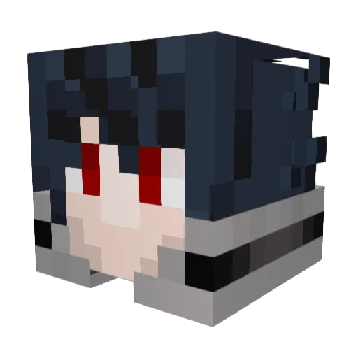 Jarki26 Minecraft avatar head, 3D render