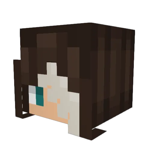 Jarkimarsh Minecraft avatar head, 3D render