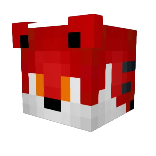 Jarks24 Minecraft avatar head, 3D render