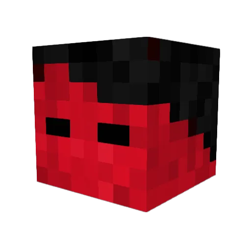 Jarmiyo Minecraft avatar head, 3D render
