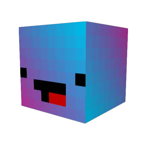 Jarnevdk Minecraft avatar head, 3D render