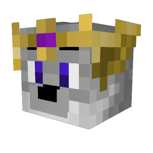 JarnoDG Minecraft avatar head, 3D render