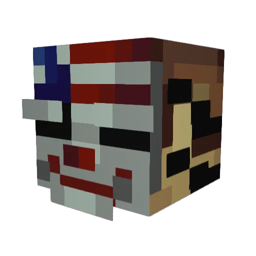 JarnoKing20 Minecraft avatar head, 3D render