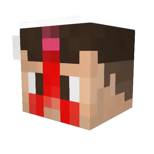Jarnok5 Minecraft avatar head, 3D render