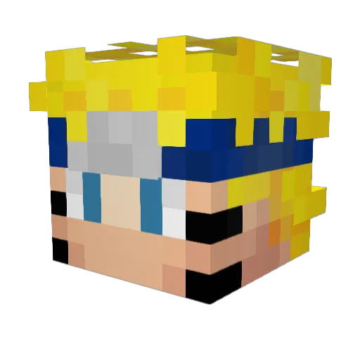 Jaron96mj Minecraft avatar head, 3D render