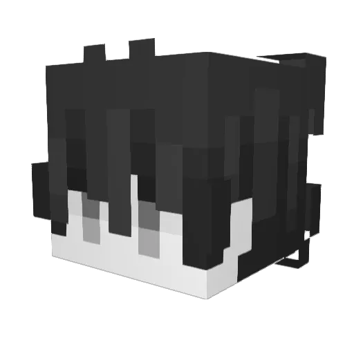 Jaronia Minecraft avatar head, 3D render
