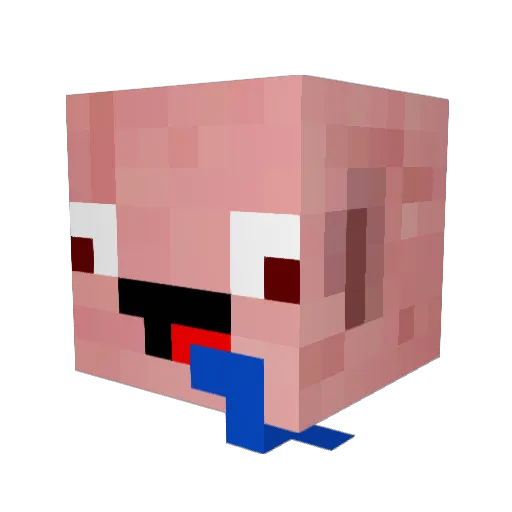 JarracheTaMamie Minecraft avatar head, 3D render