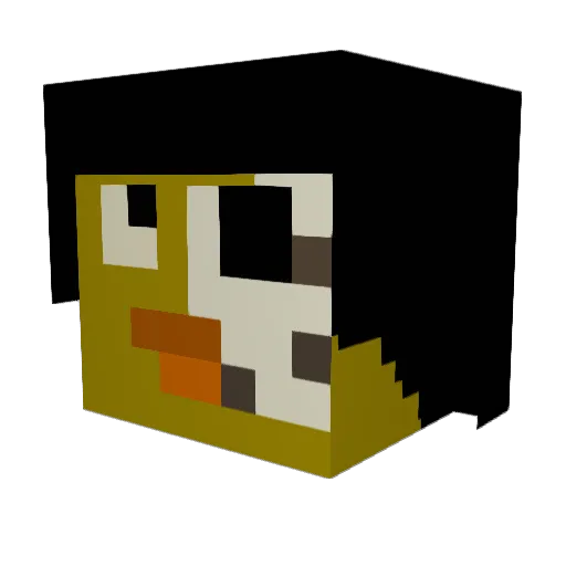 JarrenArc Minecraft avatar head, 3D render
