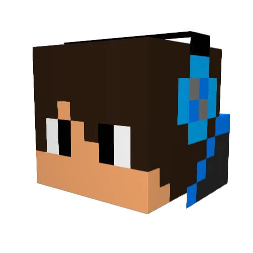 Jarrett_Marsh Minecraft avatar head, 3D render
