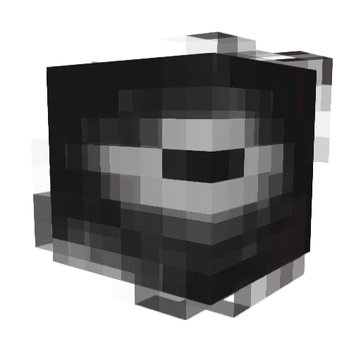 Jarru Minecraft avatar head, 3D render