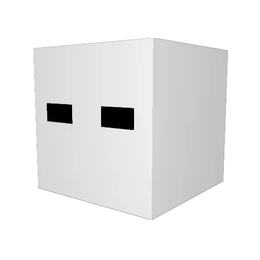 JarsNLids Minecraft avatar head, 3D render