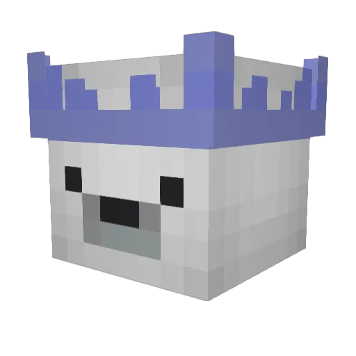 Jartexs Minecraft avatar head, 3D render