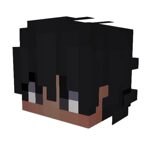 Jaruxd Minecraft avatar head, 3D render