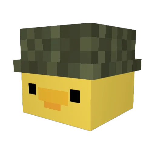 Jarvin Minecraft avatar head, 3D render