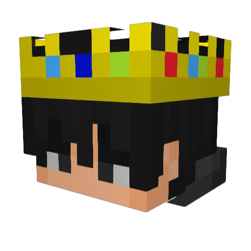 Jarvis08 Minecraft avatar head, 3D render