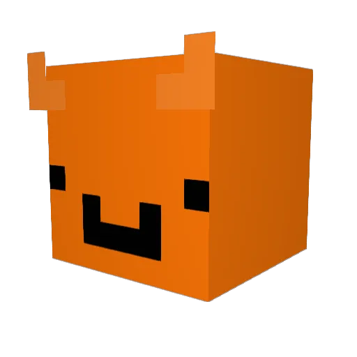 Jaryongmon Minecraft avatar head, 3D render