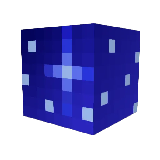 Jarziii Minecraft avatar head, 3D render