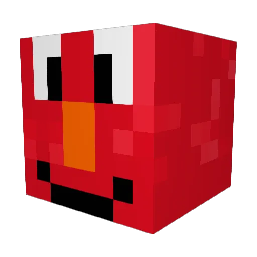 Jas0002 Minecraft avatar head, 3D render