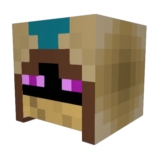 Jas0n21 Minecraft avatar head, 3D render
