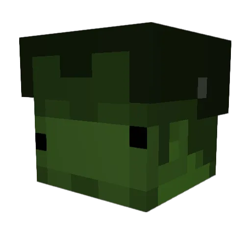 Jas4J Minecraft avatar head, 3D render