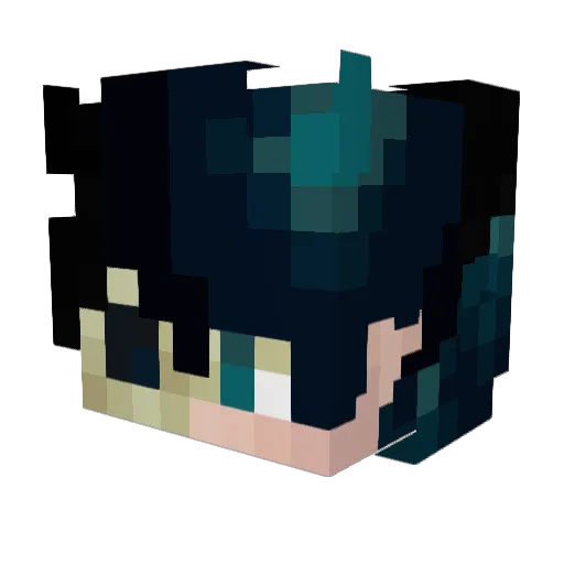 JasKlucha Minecraft avatar head, 3D render