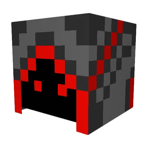 JasLP Minecraft avatar head, 3D render