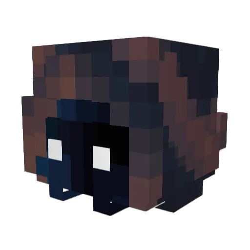 JasPlay7 Minecraft avatar head, 3D render