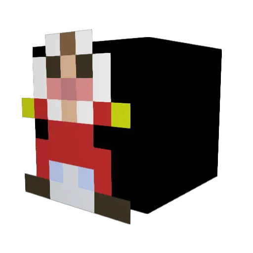 Jas_Cracker Minecraft avatar head, 3D render