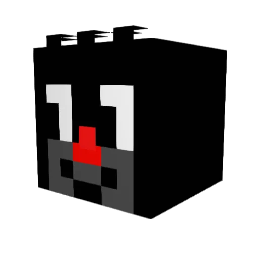 Jasa19 Minecraft avatar head, 3D render